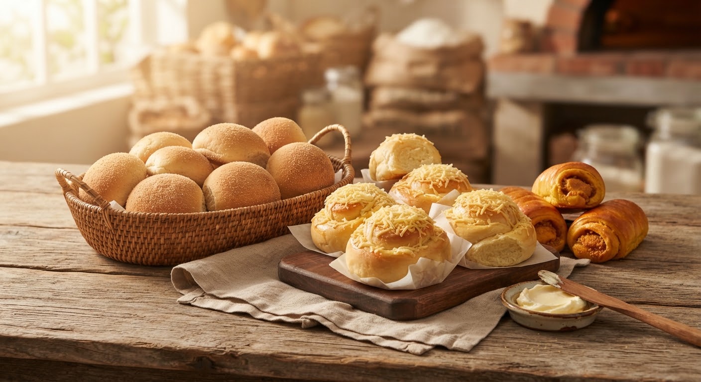 Freshly baked daily with Filipino Love